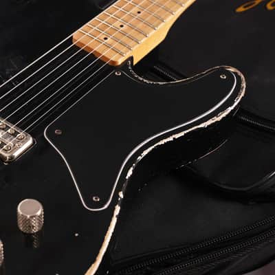 Berly Guitars Thinline T-Style Guitar Aged Black Used image 11