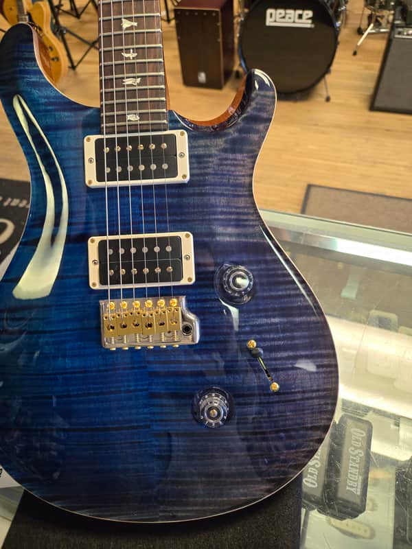 PRS Custom 24 10T 2023 Aquamarine w/ Hard Case sun damage image 1