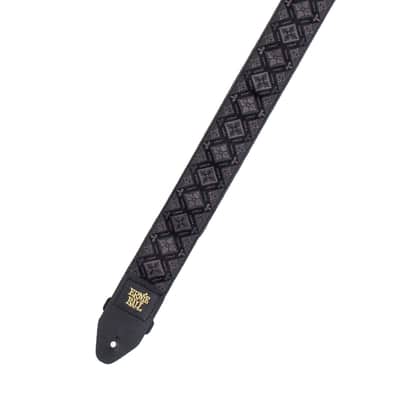 Ernie Ball Ernie Ball 2" Regal Black Jacquard Guitar Strap image 1