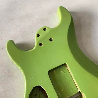 Light Green HH 7 String Guitar Basswood Body image 7