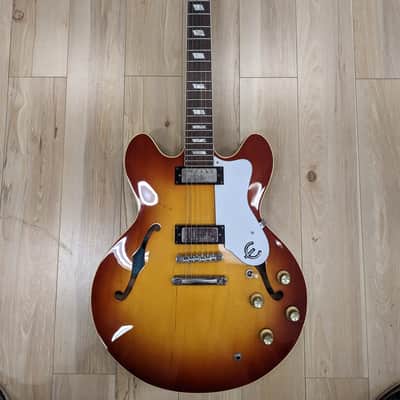 Epiphone Elitist 1966 Custom Riviera 2000 - Honey Burst | Reverb