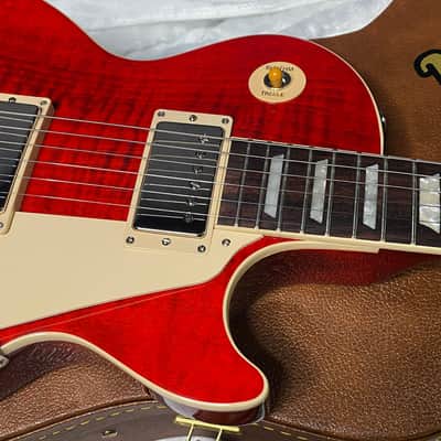 NEW ! Gibson Les Paul Standard '50s Sixties Cherry - Only 8.4 lbs - Amazing Flame Top - Authorized Dealer - G07436 image 2
