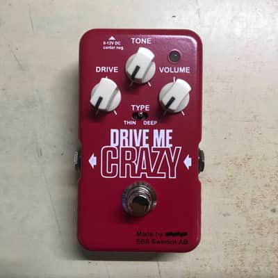 EBS Drive Me Crazy High Gain Distortion Pedal w/ Original box & paperwork image 3