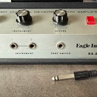 Rare Vintage Spring Reverb, Eagle International RA-859, 1970s, Analogue Reverb unit. image 4