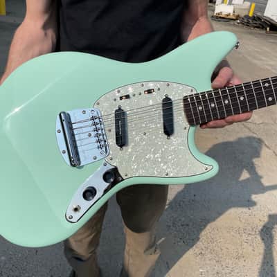 Fender Jagstang 2023 Surf Green Imron Mustang Jaguar Kurt Cobain image 6