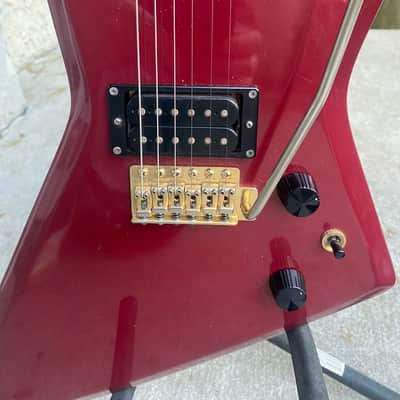 Aria II Delux Custom Explorer 1980s - Burgundy image 6
