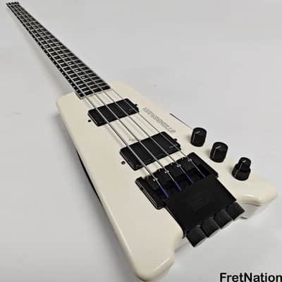 Steinberger XL-2 White Headless 1985 4-String Bass - 8.72lbs #3554 image 8