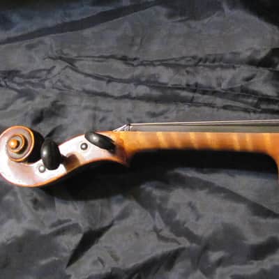 Violin Johannes Georgius Hellmer 1712 Prague w/August Gemunder 1884 Repair Label image 7