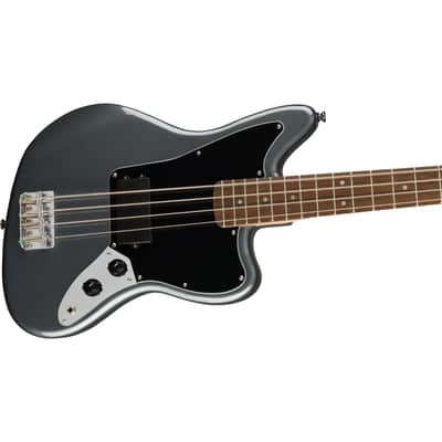 Squier Affinity Series Jaguar Bass H LRL Charcoal Frost Metallic - 4-String Electric Bass Bild 3