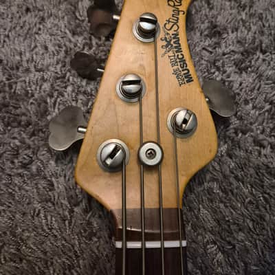 Ernie Ball Music Man StingRay 4 H with Maple Fretboard 1991 - 1998 - Natural image 3