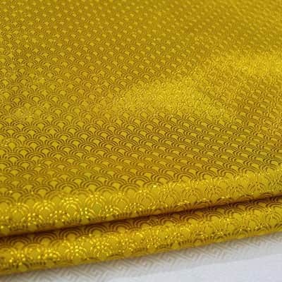 Golden Speaker Grill Cloth – Premium Brocade Gold & Black Fabric-Gold image 8