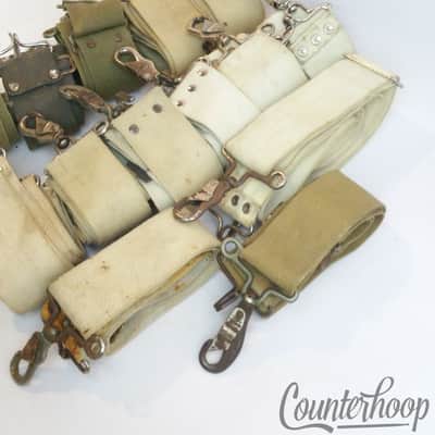 Marching Band Snare/Tenor Tom Drum Harness Strap Cloth/Metal Carabiner Vintage image 3