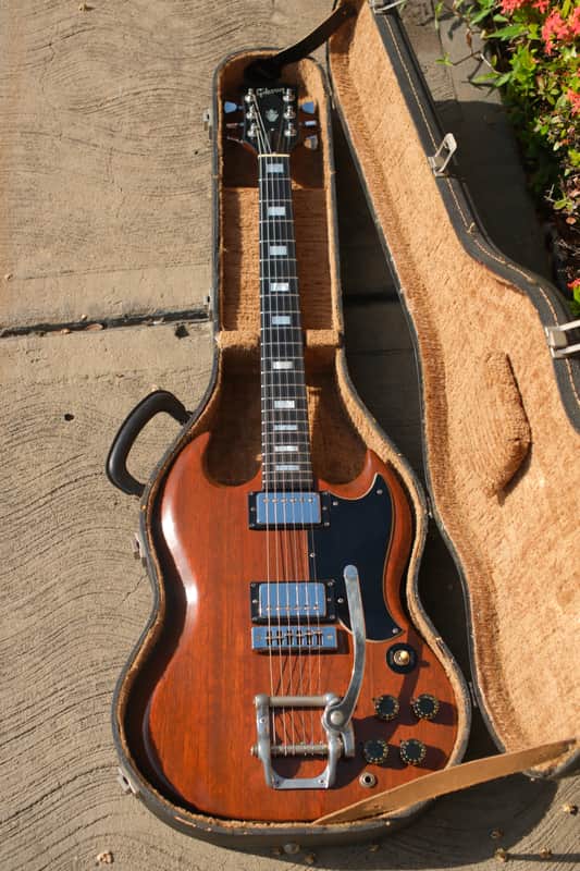Gibson SG Standard 1974 - Walnut w/ Factory Bigsby - All Original - Exceptional "Time Capsule" Condition