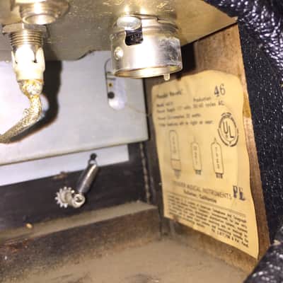 Fender Reverb Tube Type 1966 Black & White image 4