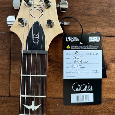 PRS CE 24 Electric Guitar Faded Gray Black Pattern Thin 0389722 image 8