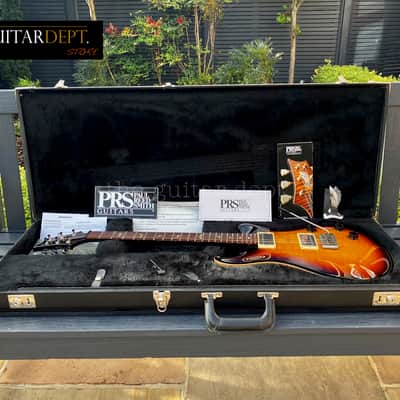 ♚ MINT ♚ 2007 PRS Custom 22 * 10 Top ♚ TOBACCO SUNBURST ♚ TREM ♚ AAA ♚ BIRDS♚ 7.8 LBS ♚ Dragon II♚24 image 2