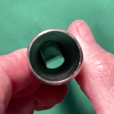 Wolfe Tayne Metal Tenor Sax Mouthpiece-Facing 6*-Made c.1970's-w/Lig and Cap image 7