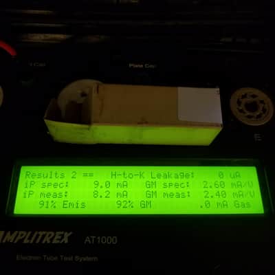 RCA 6CG7 tNOS AT1000 TESTED Vacuum Tube T1 blackplate dual triode 1954-1959 image 3