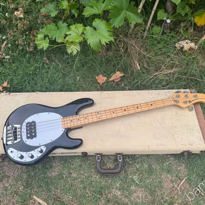 1982 Music Man StingRay Bass - Black- Pre Ernie Ball - OHSC image 18