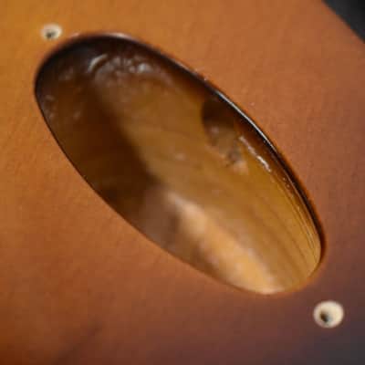 2021 Fender American Ultra Stratocaster Body 2-Tone Sunburst image 15