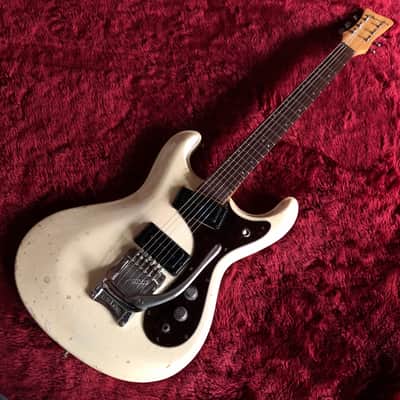 c.1967-1969 Morales ZES-300 MIJ Vintage Guitar  “White” image 2