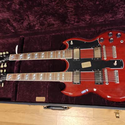 2016 Gibson Custom Shop EDS-1275 CS Heritage Cherry HC Limited Edition LZ Jimmy page Guitar image 4
