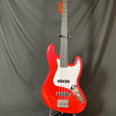 Harley Benton JB-20 CAR 2025 Candy Apple Red 4-String Jazz Bass Style image 3