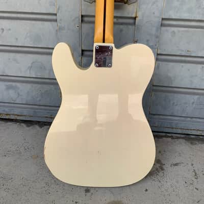 Squier Vintage Modified Telecaster Bass Special 2013 - 2014 - Vintage Blonde image 4