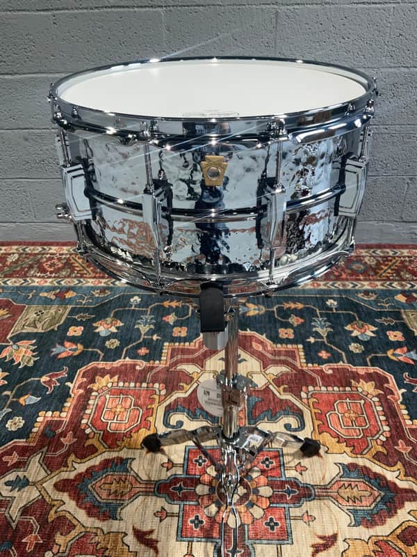 Ludwig 14x6.5 Supraphonic Hammered Snare Drum LM402K image 1