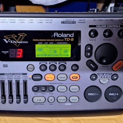 Roland TD-8 Drum Sound Module 1999 - 2005 - Silver image 3