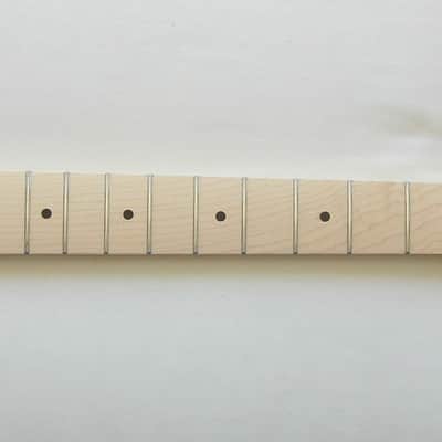 Stratocaster-1 11/16ths (43mm) Nut Width/ 22 Medium Frets/Guitar Neck/ Rosewood Dots, Natural, w/Warmoth Bone Nut / STRAT/ fits Fender image 2