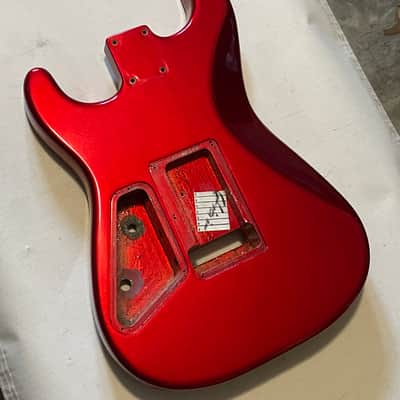 2008 Charvel USA San Dimas 2H Metallic Red Stratocaster Style Guitar Body Floyd Ready image 16