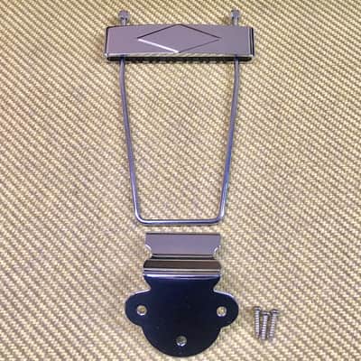 T120-12-C WD Music 12-String Guitar Trapeze Tailpiece Chrome