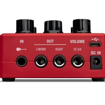 Line 6 Pod Express Multi Effects Pedal - Red image 2
