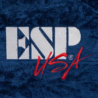 ESP USA Horizon-II Left-Handed Guitar, Ebony Fretboard, EMG 57 / 66 Pickups, Alien Blood Splatter image 14