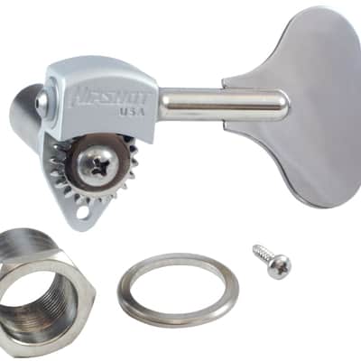 Hipshot 20675KC Clover Key Licensed Ultralite Bass Tuning Key 1/2", SATIN CHROME image 1