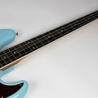 Fender Gold Foil Jazz Bass 4-string Bass - Sonic Blue 2023 w/Gig Bag (0140711372) image 7