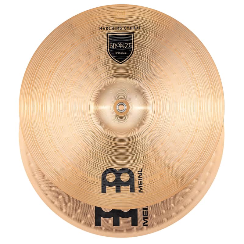 Meinl Student Bronze MA-BZ-18M 18" Marching Cymbals image 1