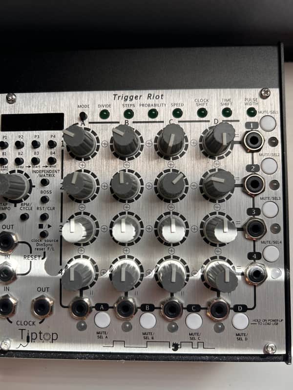 Tiptop Audio Trigger Riot Sequencer 2010s - Silver image 1