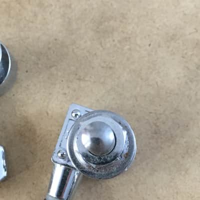 Vintage Genuine Fender Squier 2 Pin Mount Guitar Tuners Light Relic Drilled Post image 7