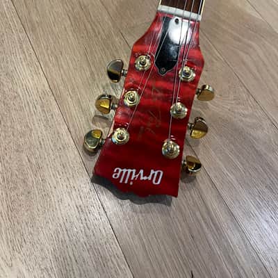 1996 Orville Les Paul RARE Matching Quilt Top Headstock USA Gibson Pickups Grover Tuners w/HSC 8.5 LBS image 9