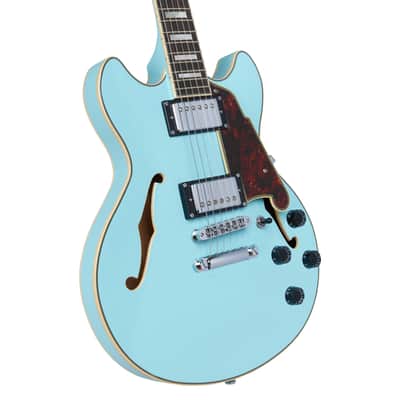 D'Angelico Premier Mini DC, Sky Blue Sky Blue image 2