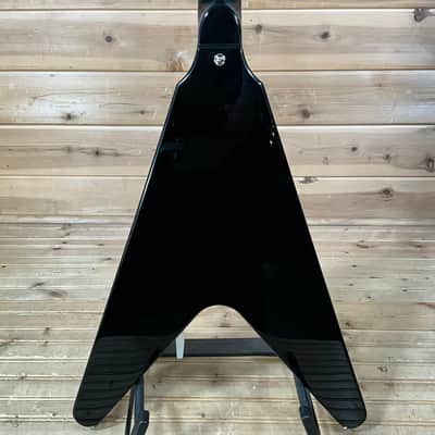 Epiphone Jimi Hendrix "Love Drops" Flying V Electric Guitar - Ebony image 4