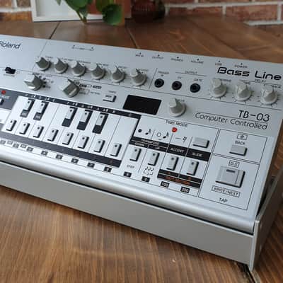 Roland TB-03 Boutique Series Synthesizer Module Bass Line Synthesizer 2016 - Present - Silver