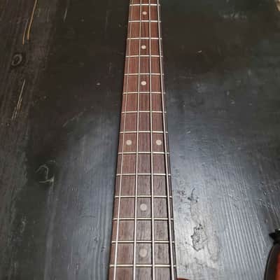 RARE! 70s BUNKER Galaxy Stealth left handed bass w/case image 6