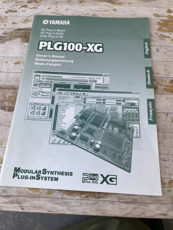 YAMAHA PLG-100 VH Vocal Harmony Plug-In Manual MU Motif S CS XG image 1
