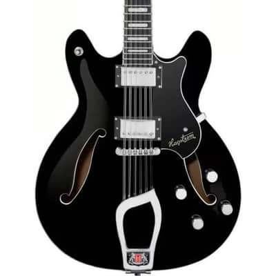 Hagstrom Viking Deluxe 12 String - Black image 2
