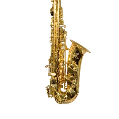 B - U.S.A. WAS-LQ Professional Alto Saxophone Lacquer w/Hard Case, Gloves, Cleaning Rod & Neck Strap image 1