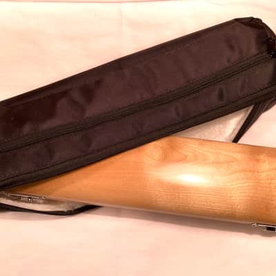 Light Color Wood French Case for C Foot Flute-with Plush Cover-Fits Most Models! image 1