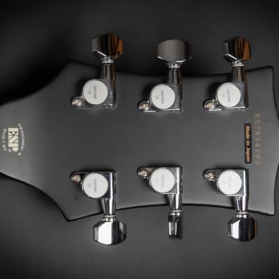 Immagine 2019 ESP E-II RZK-II Burnt Richard Z Signature - Distressed & Burnt | Japan Singlecut Rammstein Active EMG 81 Humbucker Pickups 4.19kg | CoA OHSC - 17